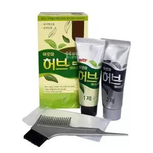 아로마 프리미엄 허브 헤어칼라(염색약) 1호 2호 선택새치백모용남여공용