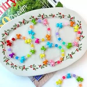 [보리보리/맘아트]DIY 동물 모양 비즈 팔찌 만들기 키트