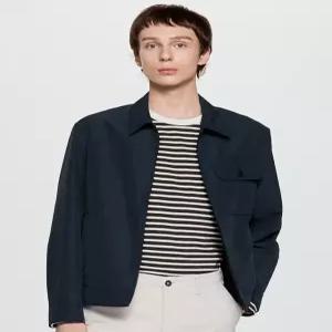 헤지스 남성 25FW 차콜 포켓 워크 자켓 HZJU5C301CG