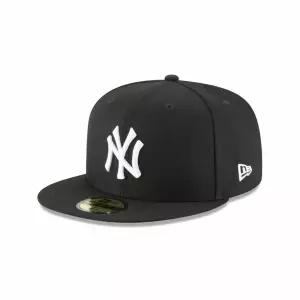 New Era 뉴에라 뉴욕 양키스 베이직 59Fifty 피티드 캡 모자 블랙-화이트 11591127