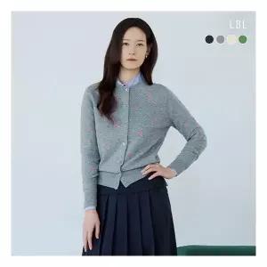 LBL 26SS 캐시미어 블렌드 자수 가디건
