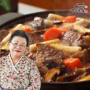 정성곳간 강순의 특 뼈없는 소 갈비 찜 500g 4팩 / 총 2kg