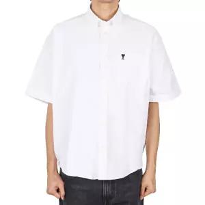 [롯데백화점]아미 아미 26SS 남성 하트로고 옥스포드 반팔셔츠 HSH823 CO0031 168