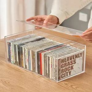씨디보관함 CD 아크릴 투명 정리함 수납 진열 케이스