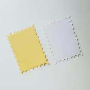 우표펀치 우표펀칭기 데콥 소형 스탬프 우편 신작 cm 종이 2.6x2.1 L 펀처 소형 레더브라운 없음 4 x 5.1cm