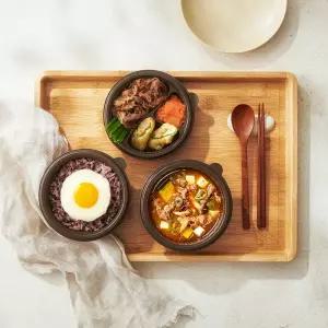 [본도시락] 밥도둑 집밥찌개 우삼겹된장찌개 정식
