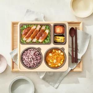 [본도시락] 온기집밥 수작돈까스 국반상