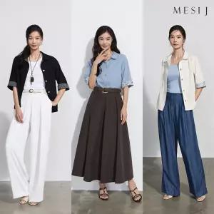 [배우 윤소이가 선택한]메시제이 26SS 인견 배색 셔츠 재킷 3종