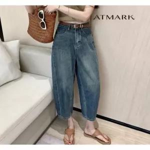 [앳마크]ATMARK (77까지)벌룬워싱크롭데님팬츠_AA43PT050G
