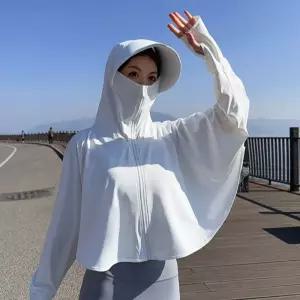 벌레차단 쿨링 후드 한강 자외선차단 망토 피부보호
