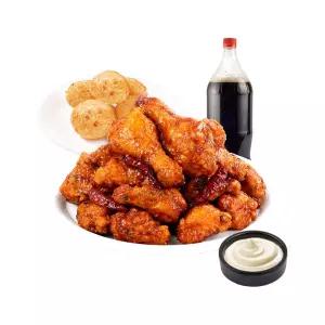 [60계치킨] 참지마라치킨&쫀득치즈볼&콜라1.25L