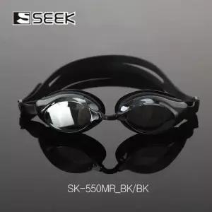 성인물안경 UV차단 미러코팅 안티포그 수경 SK550MR 블랙 사이즈