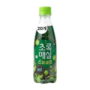 초록매실 스파클링 제로 350ml 20개