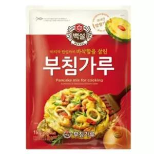루리점빵 백설 부침가루 부침개 반죽 1kg 3개 부침가루요리 모듬전만들기