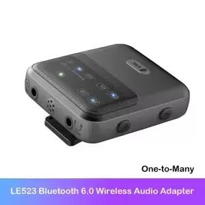 Bluetooth 6.0 오디오 수신기 송신기 ENC 무선 방송 교회 투어 가이드용 마이크가 있는 다중 시스템 1개