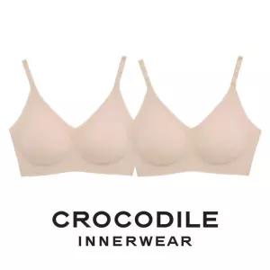 [크로커다일 언더웨어][크로커다일] 나일론골지 패드일체형 후크형 브라 베이지 CDWBR4P08_2