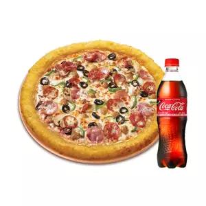 (파파존스) 치즈롤 수퍼 파파스(L)+코카-콜라500ml