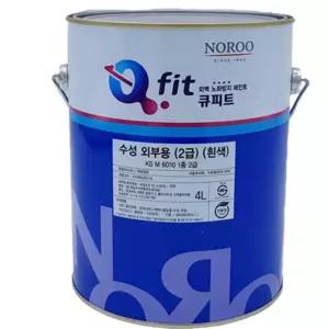 룰루랄라 수성페인트 외부용 KS M 6010 1종 2급 흰색 4L 담장페인트