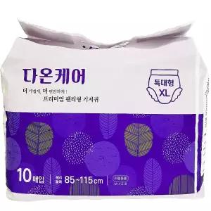 다온케어 성인용 팬티형 기저귀 요실금패드 프리미엄 특대형(XL) 10매 NAVER미