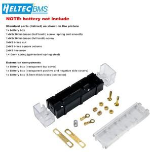 이동식 접합형 18650 배터리 박스 5-10A 고전류 PC ABS 충전식 보관 브래킷 DIY 보조