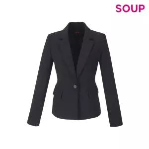 [롯데백화점]SOUP 여성 기본 원버튼 정장자켓 SCRTJ901