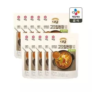 다담 고깃집 된장찌개 양념 130g x10개