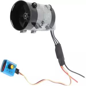 자동차용 12V 전기 터빈 부스트 팬 380W 고속 공기 흡입 충전기 알루미늄 합금 35000rpm