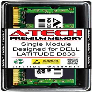 DELL Latitude D830용 A-Tech 4GB RAM DDR2 800MHz PC2-6400 200핀 비ECC 메모리 업그레이드 모듈