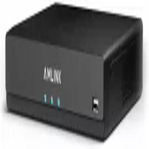 AMLINK 12MP 8CH AI NVR 8포트 PoE 스마트 인체 감지 및 차량 - IP 카메라 8대 지원 20TB HDD 1대 포함되지