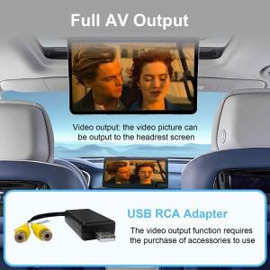 USB-CVBS 비디오 출력 어댑터 2 케이블 안드로이드 멀티미디어 플레이어 및 TV DC 5V