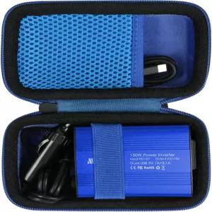 co2CREA Foval/Buywhat/Bapdas용 150W 파워 인버터 하드 케이스 DC 12V~110V AC 변환기 호환 메쉬 포켓과