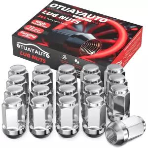 OTUAYAUTO M12x1.5 러그 너트 - 20PCS 크롬 쉐보레 크루즈 대체품 이쿼녹스 말리부 트랙스 혼다 어코드