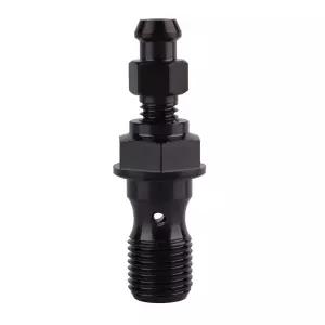 UHDFBDHF 티타늄 볼트 M10x1.0 1.25mm 피치 클러치 슬레이브 실린더 브레이크 캘 밴조 볼트(블랙 M10x1.0)