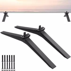TV Base Stand for LG Legs Only 70UP8070 70UQ7070 75NANO90UNA MAM660025 with Screws Black