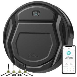 레판트 M210 로봇 청소기 120분 런타임 컴팩트한 디자인 강력한 흡입력 저소음 Wi Fi / 앱 음성 제어 자가