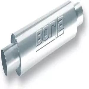 BOLA 40086 XR-1 스포츠맨 레이싱 머플러 - 3.5인치 센터 인렛 아웃렛 5인치 원형 x 15인치 롱 바디 20인치