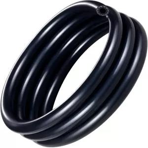 EVIL ENERGY 1/4인치 고성능 실리콘 히터 호스 라디에이터 냉각수 직선형 SAE J20R3 CLASS-A 5피트 블랙