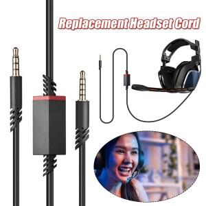 Astro A10/A30/A40/A40TR/A50 게임용 헤드폰용 오디오 케이블 인라인 음소거 기능 PS5/PS4 컨트롤러용 콘솔