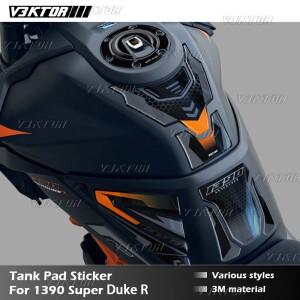 바이크 오토바이 연료 탱크 패드 스티커 오일 가스 캡 3D 데칼 커버 보호대 KTM 1390 Super Duke R EVO 202