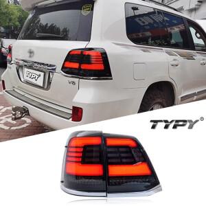 Toyota Land Cruiser LC200 미등 2008-2015 용 자동차  동적 회전 신호 LED 어셈블리로 업그레이드 수정