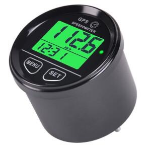 디지털 GPS 속도계 게이지 DC 10-24V 과속 알림 배터리 전압 측정 보트 바이크 오토바이 자동차 ATV 모터 V