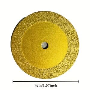 5PCS 다이아몬드 그라인딩 휠 로터리 원형 톱날 연마 디스크 40mm 드레멜 도구 액세서리용 미니 커팅