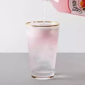 골드라인 다이아 유리컵 400ml 유리잔