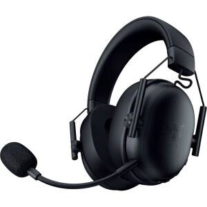 PC용 Razer BlackShark V3 X 초고속 무선 게임 헤드셋 50mm 드라이버 - Cardioid Mic - 2.4GHz Bluetooth USB - Mac PS5 스위치호환용 스마트폰에서 작동 - 70시간 배터리 - 블랙