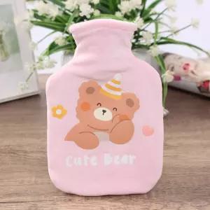 큐트베어 보온 물주머니 온수팩 물핫팩 200ml 핑크