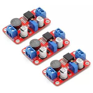 ACEIRMC 3pc XL6019 5A 고출력 전류 DC-DC 스텝업 5V 6V 12V 24V 3-35V 5-40V 컨버터 조정 가능 전압