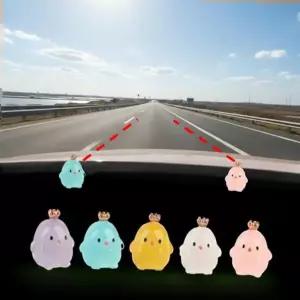 변경 병아리 차폭감 인형 스티커 차 폭 주행 연습 차선 초보운전 안전 라인 야광 좁은길 충돌 방지 거리감