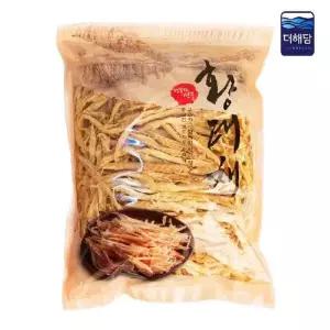 더해담 황태채 1kg 국내가공 먹태 황태 포 채 구이 북어 요리 맥주안주 껍질 용대리 명태