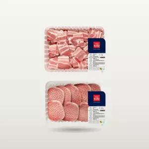 코스트코 국내산냉동돈육한입삼겹살1.0kg +등심돈가스1.0kg