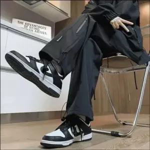 안감 융기모 밑단 스트링 멀티포켓 남자 밴딩바지 조거팬츠